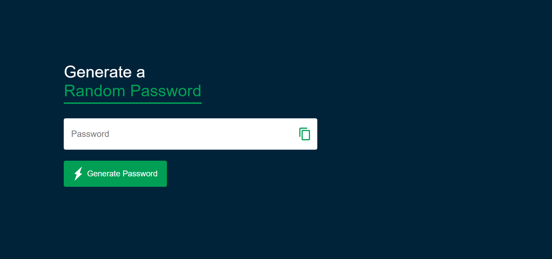 Mini-Project-1-Password-Generator