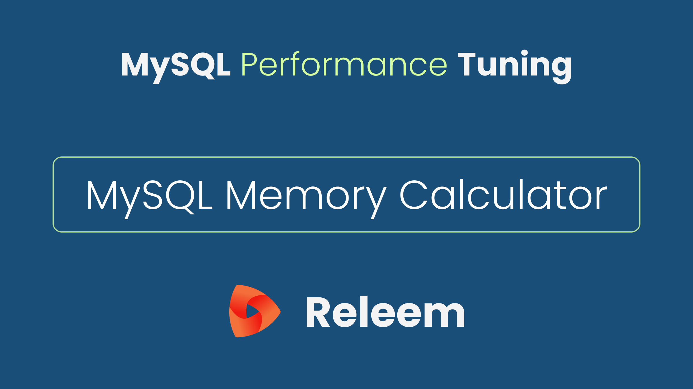 mysql-memory-calculator