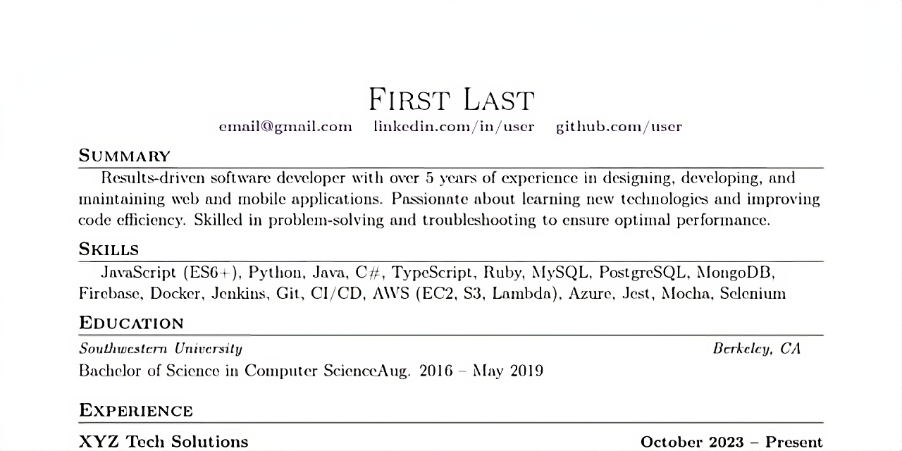 latex-resume