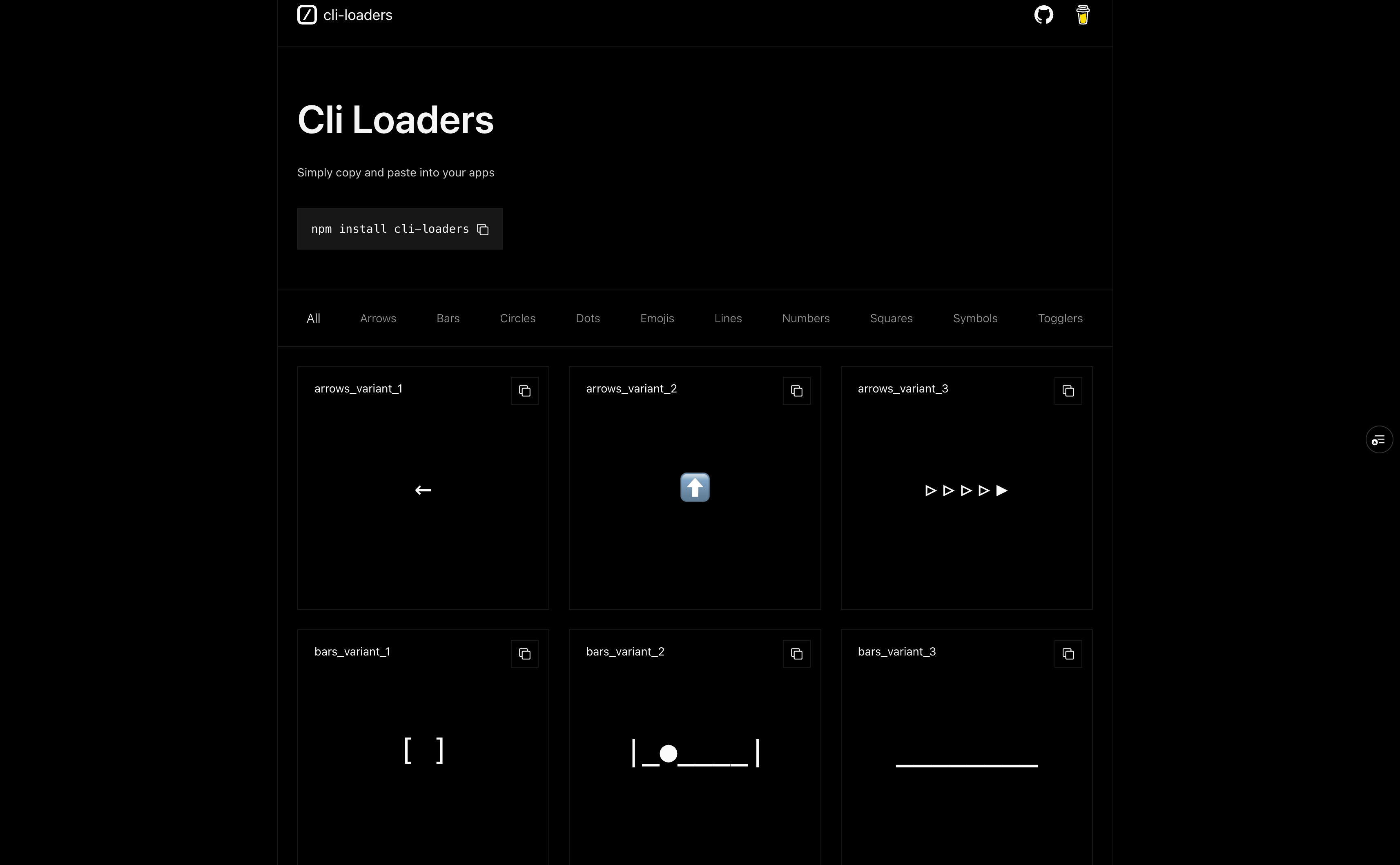 cli-loaders