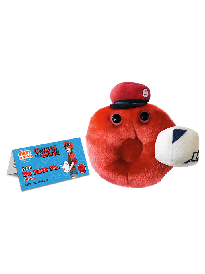 Cells at Work! X GIANTmicrobes - Red Blood Cell Plush