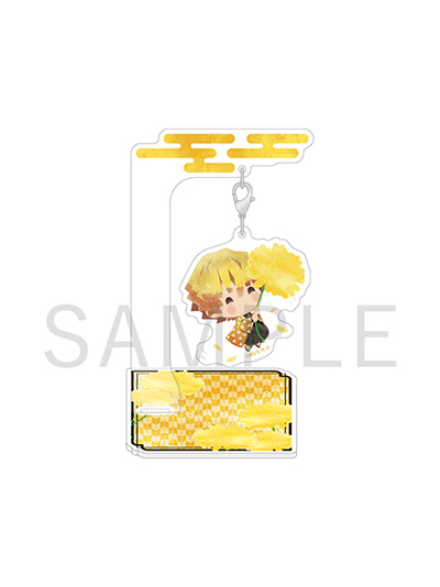 Yurafuwa Acrylic Mascot Zenitsu Agatsuma Flower ver.