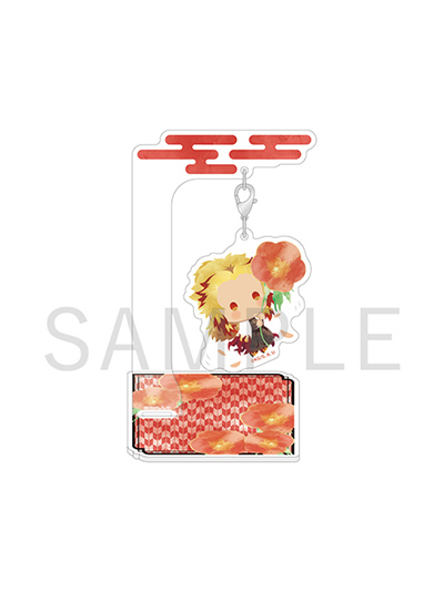 Yurafuwa Acrylic Mascot Kyojuro Rengoku Flower ver.