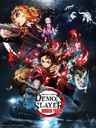 Demon Slayer Mugen Train Key Art wall scroll B 18 x 24