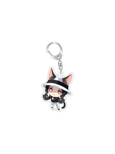 Muzan Kitty Keychain