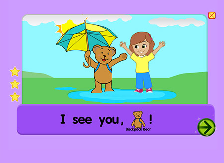 A Rainbow Puzzle: I, you, am activity screenshot