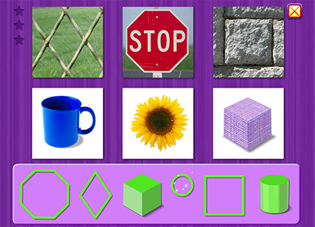 2D & 3D Shapes activity screenshot