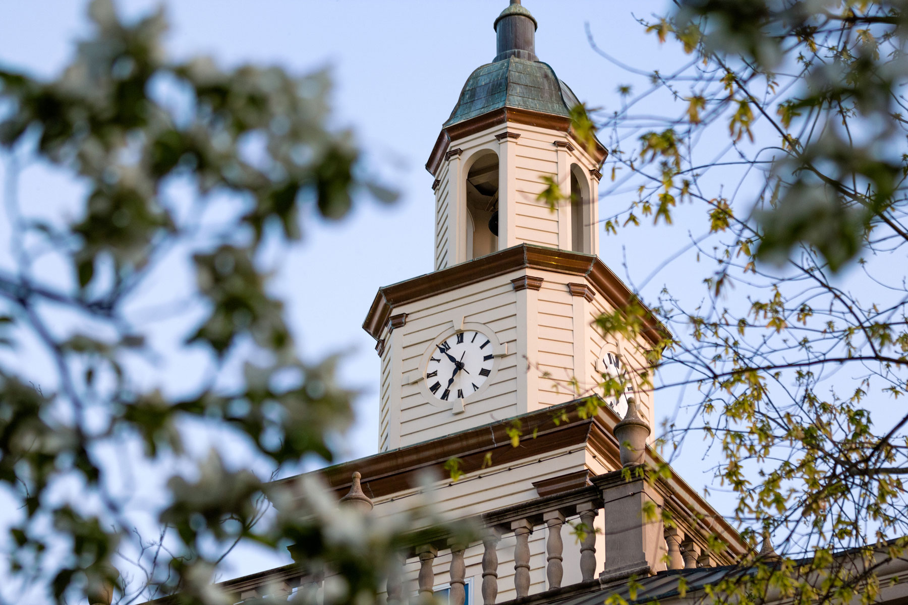 Tennessee government building with clock