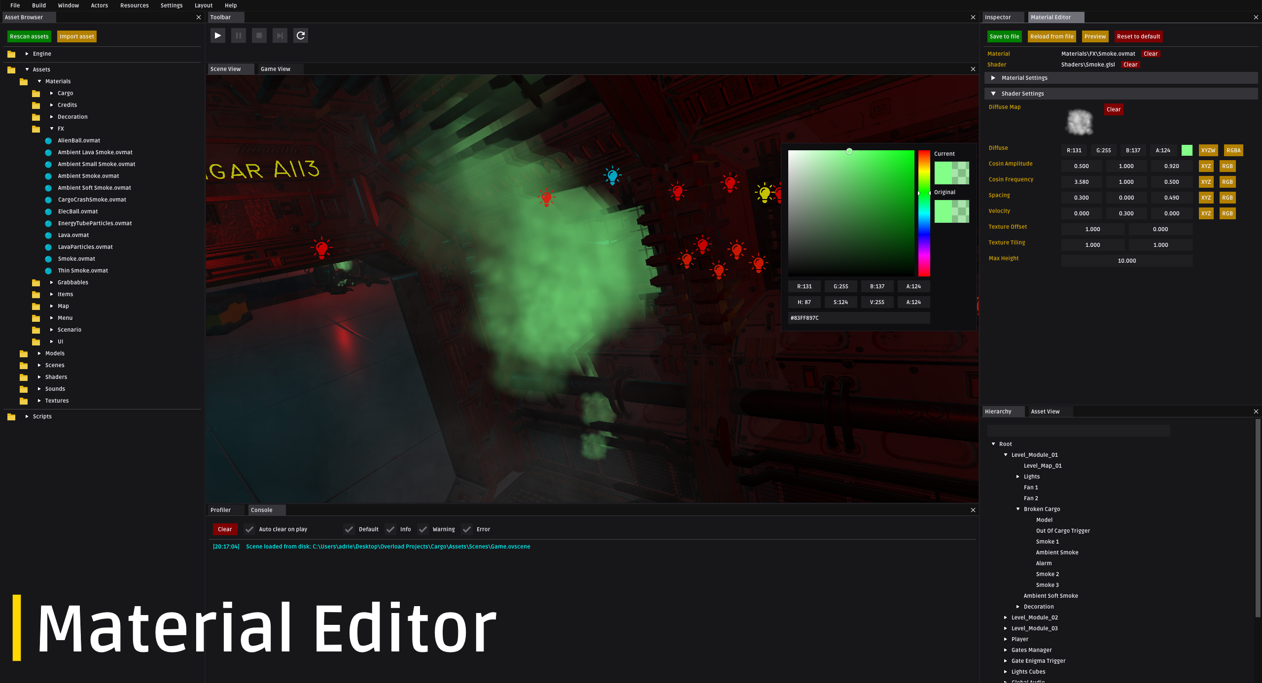 Material Editor