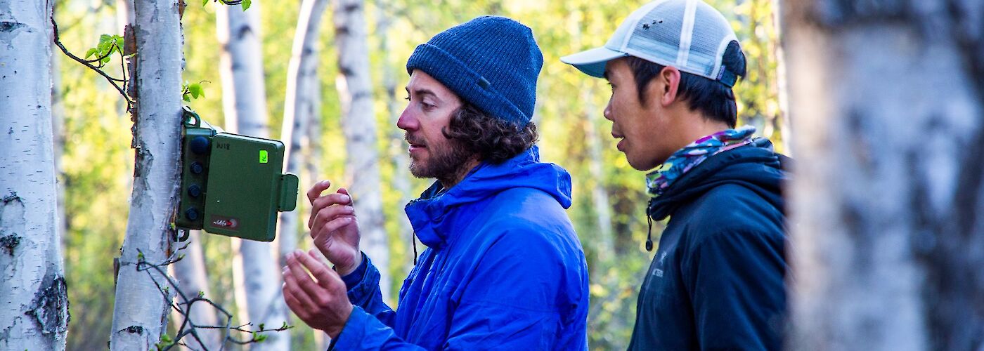 Daniel Yip and Patrice Mathieu in Dawson, Yukon Territory., Malkolm Boothroyd