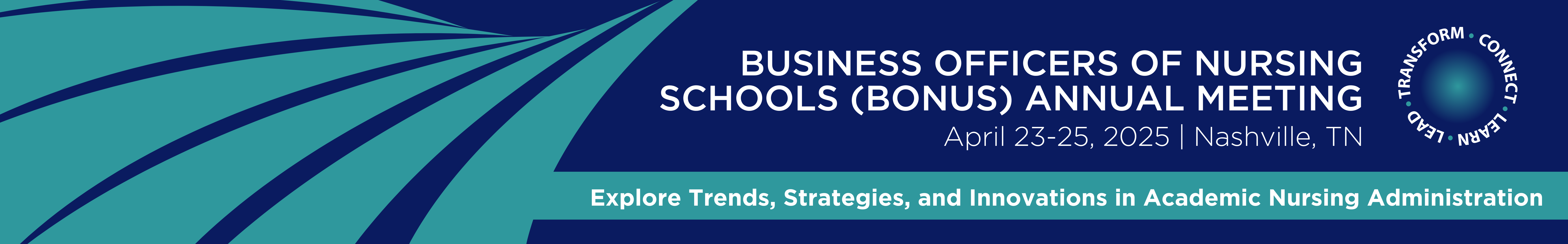 American association of colleges of nursing | Business Officers of Nursing Schools (BONUS) Annual Meeting | April 23-24, 2025 | Salt Lake City, UT