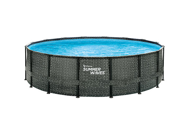 Elite Frame Pool, Rattan-Style, Ø 488 cm