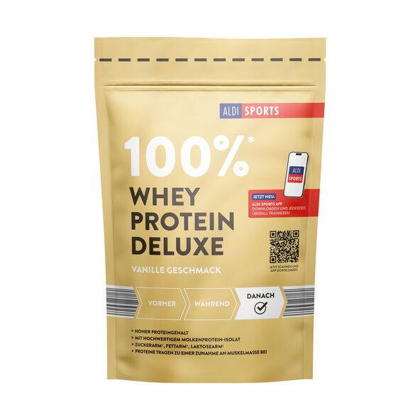 Whey Protein Deluxe, 2er Set, Vanille (2 x 420 g = 840 g)