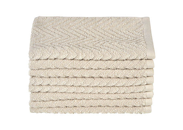 Gästehandtuch Supersoft, 8er Set, beige