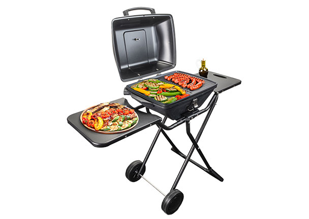 Standgrill XXL mit Rollen