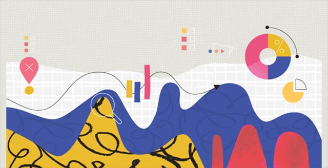 colorful graphic representing charts and graphs