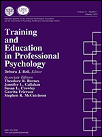 Cover of Training and Education in Professional Psychology (medium)