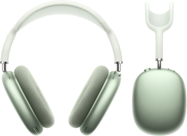 Airpods Max zaļā krāsā