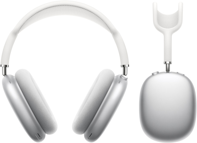 Airpods Max sudraba krāsā