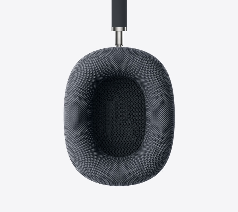 A close‑up of the AirPods Max ear cushion.