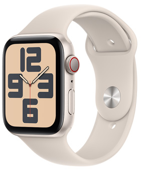 Apple Watch SE med boett i stjärnglans