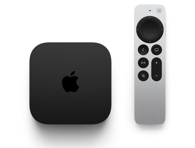 Apple TV 4K y un mando Siri Remote