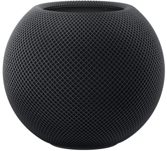 Der HomePod mini in Space Grau