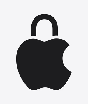 Logotip Apple privatnost.