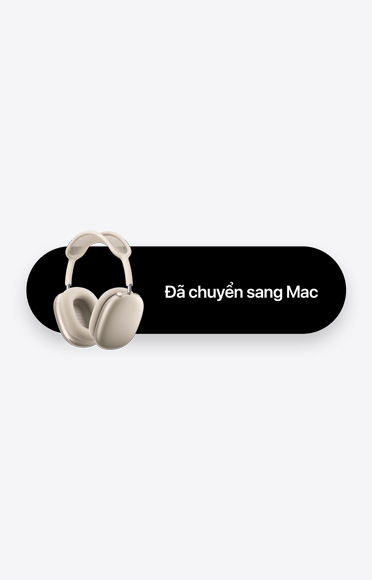 AirPods Max next to the words, "Moved to Mac"