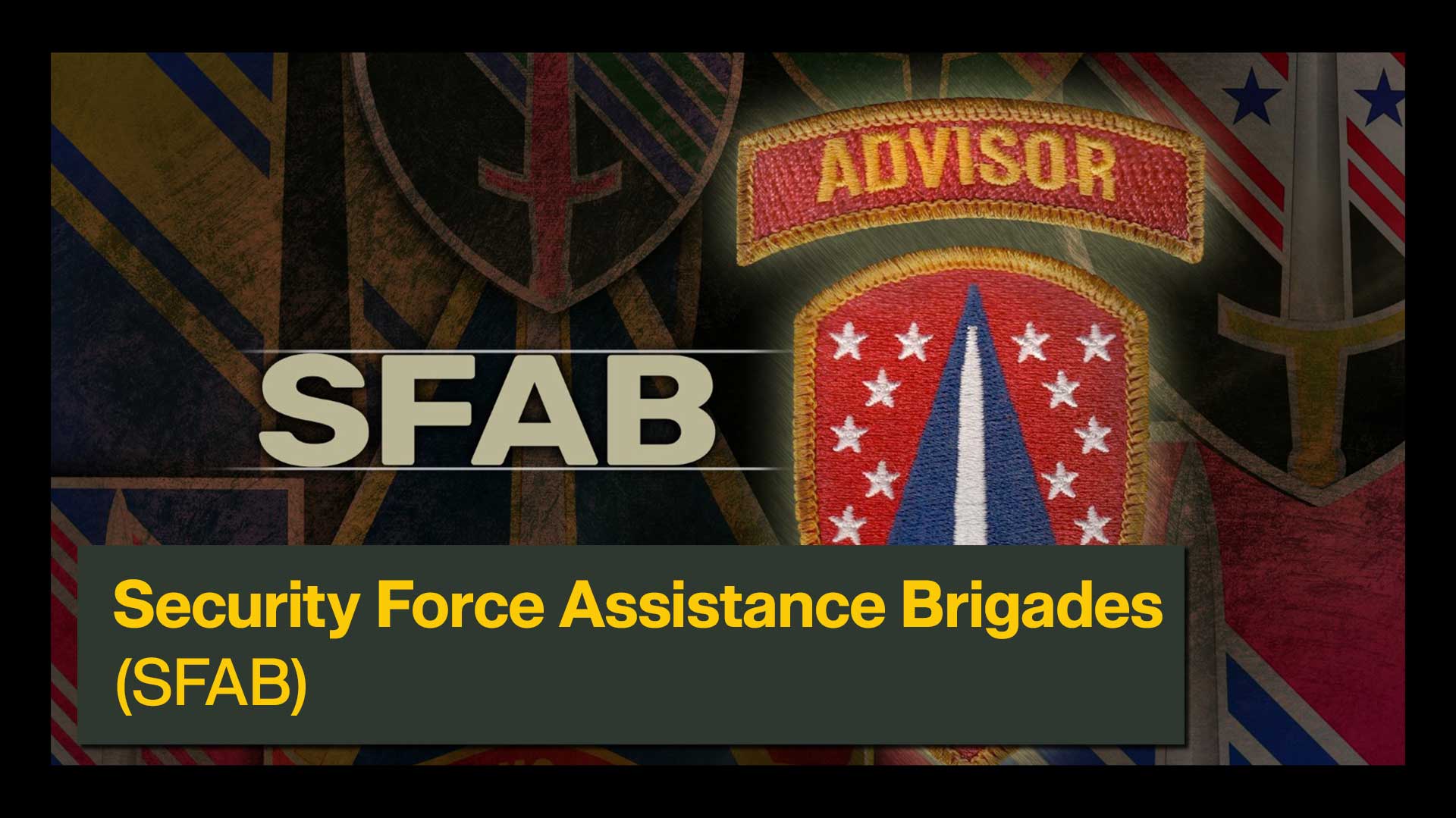 Security Force Assistance Brigades