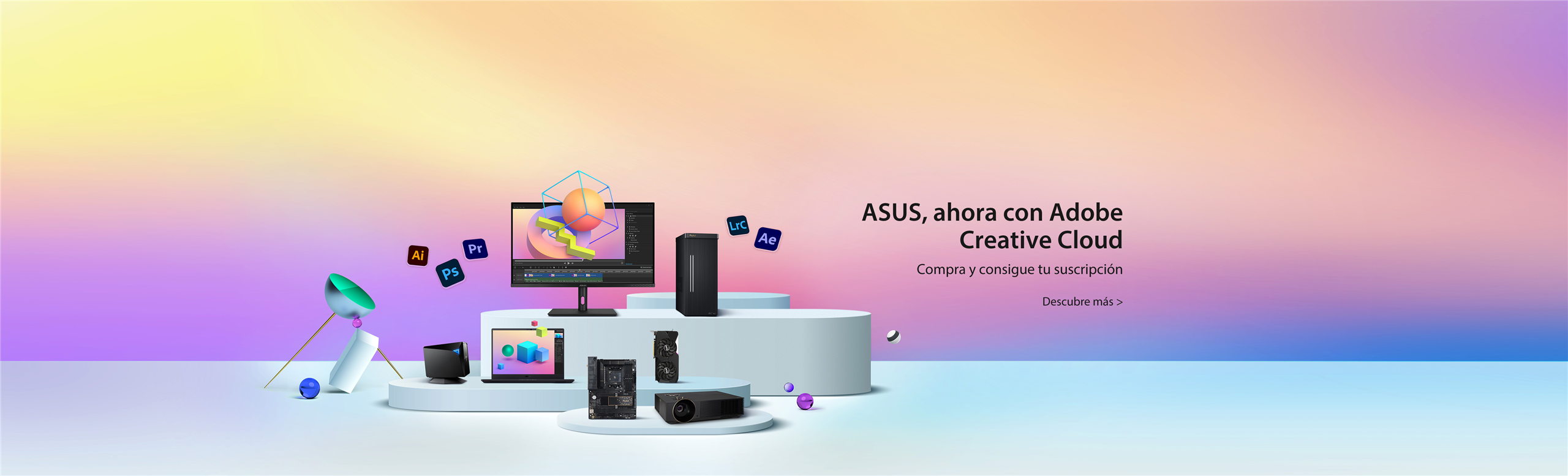 ASUS ahora con Adobe Creative Cloud