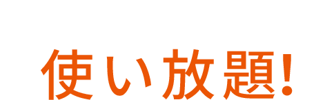 安定した回線が使い放題！