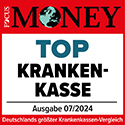 Focus Money Auszeichnung für eine TOP-Krankenkasse