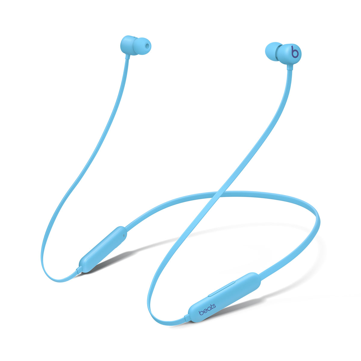 Primer plano de los Beats Flex en Azul Llama