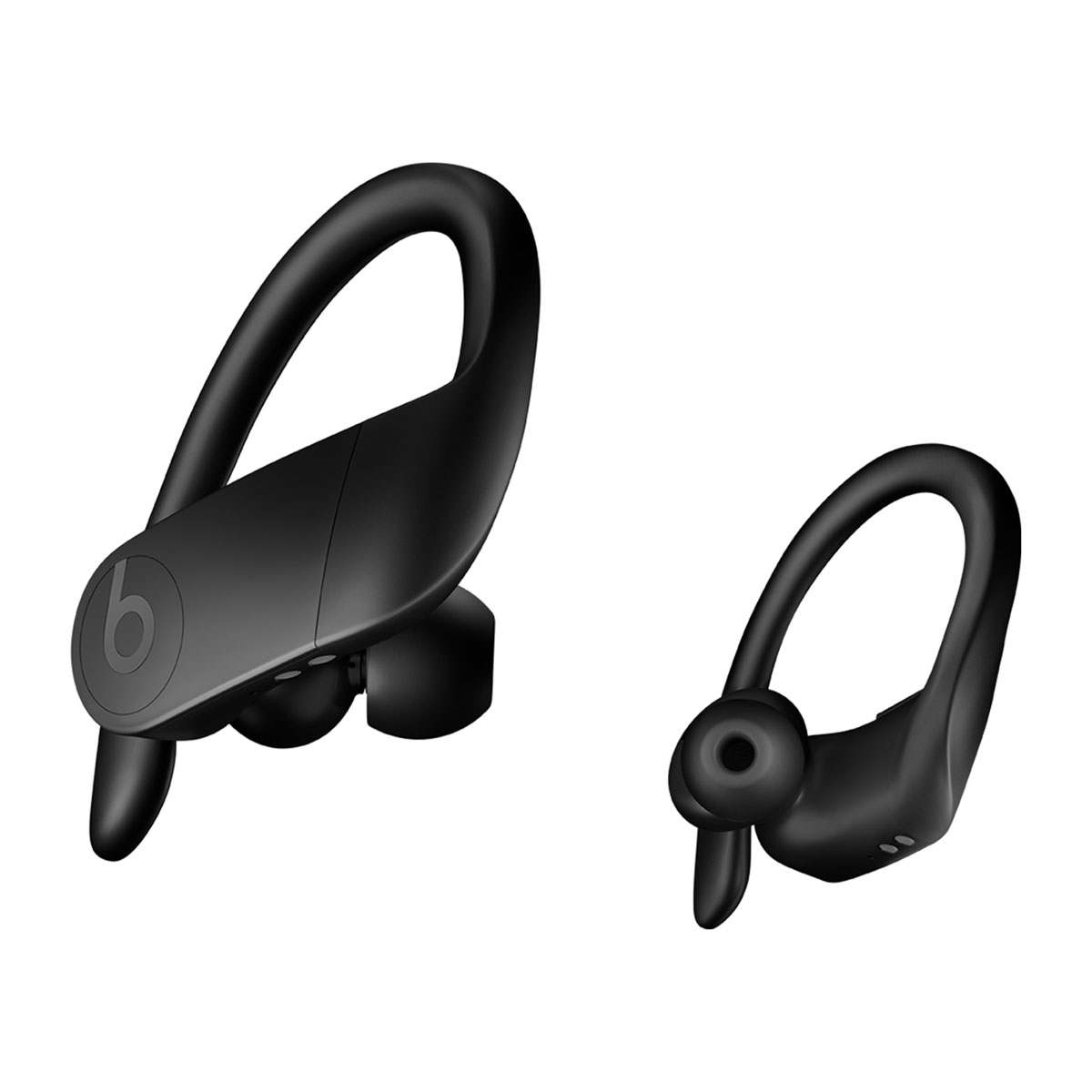 Close-up van de Powerbeats Pro in zwart