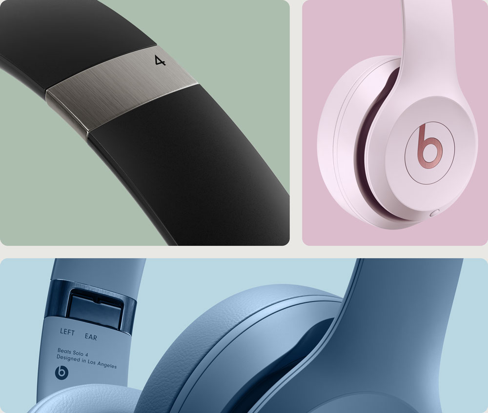 Verschillende close-ups van de Beats Solo 4