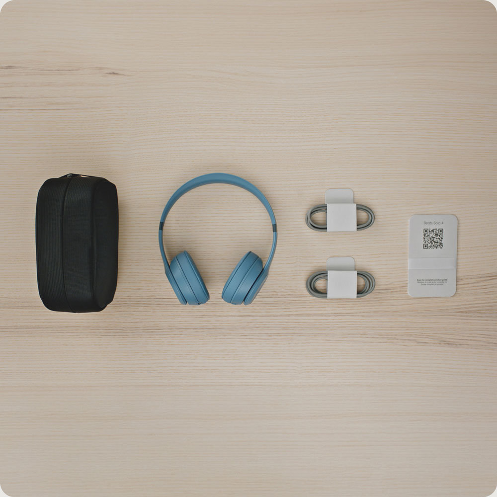 Items included with Beats Solo 4 headphones