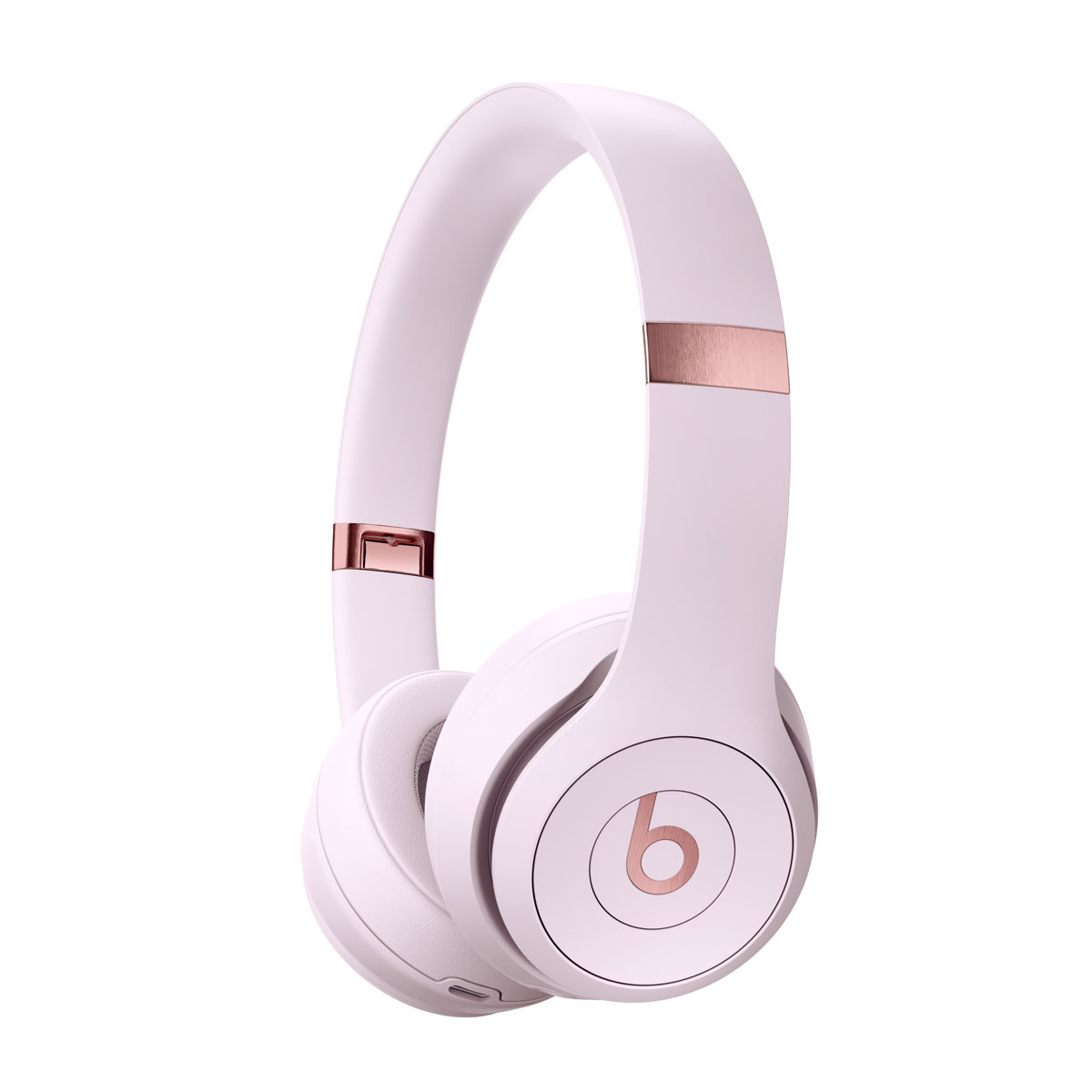 Primer plano de los Beats Solo 4 en Rosa nube