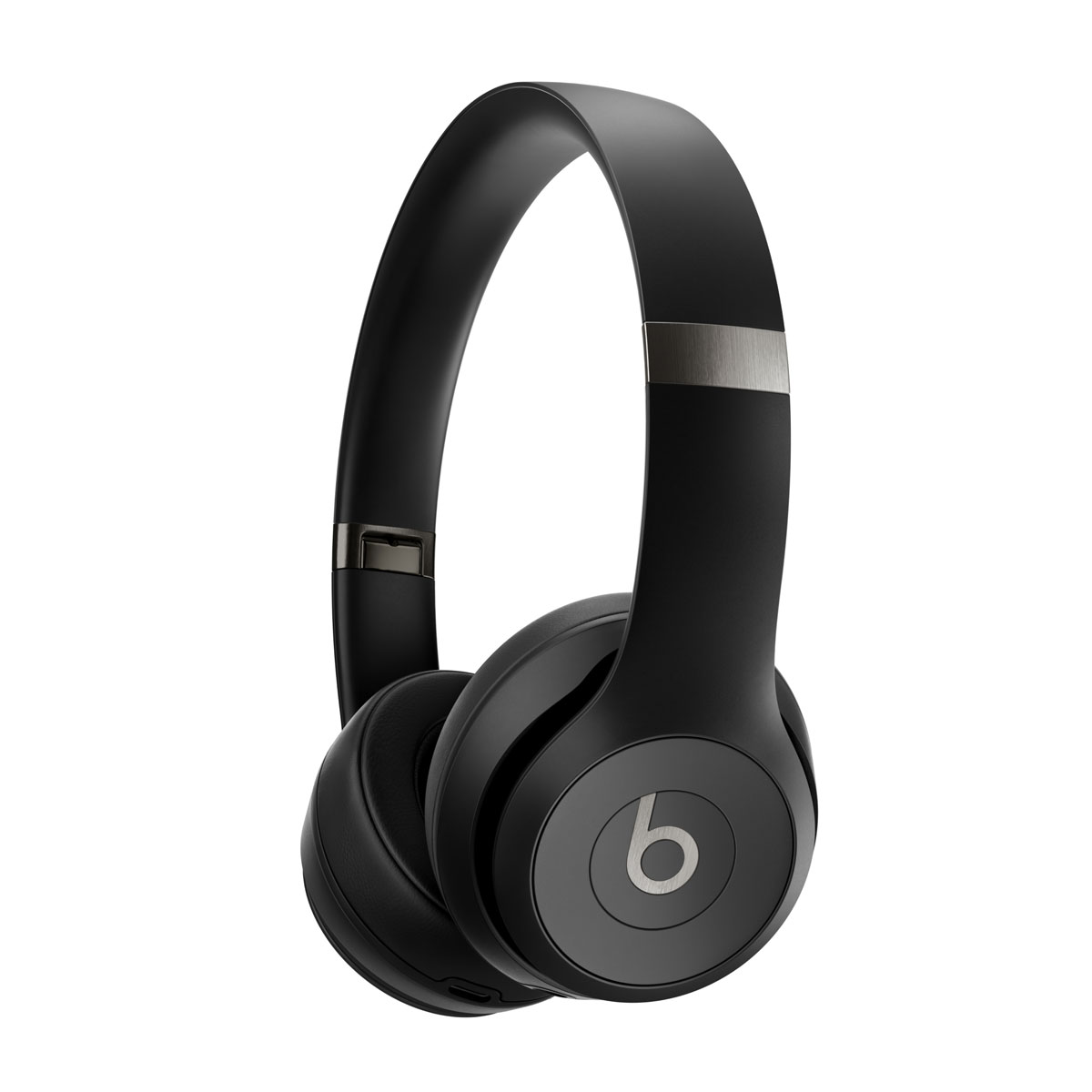 Primer plano de los Beats Solo 4 en Negro mate