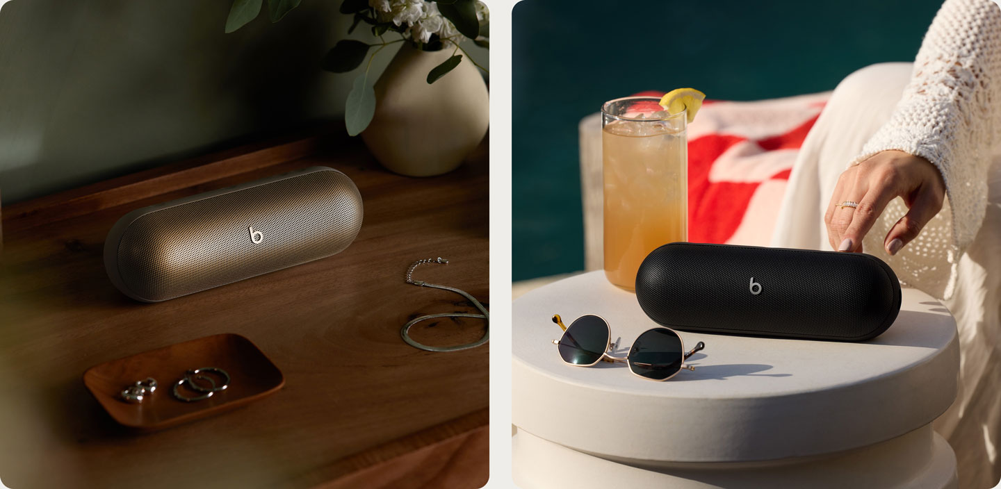 Beats Pill posée sur une table