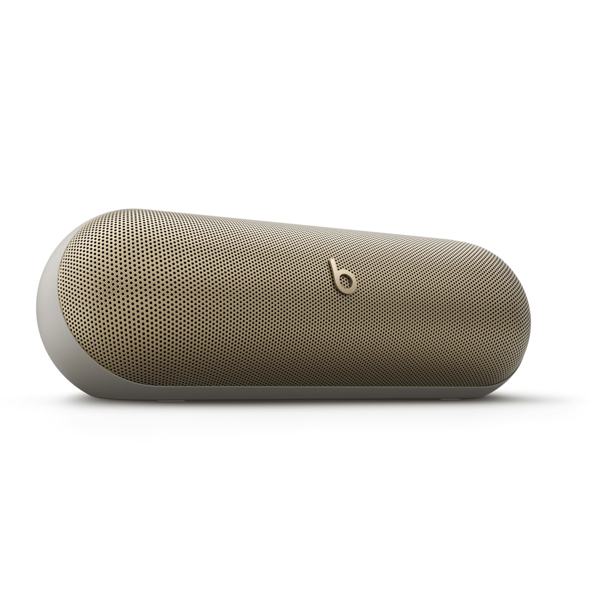 Nahaufnahme der Beats Pill in der Farbe Champagner