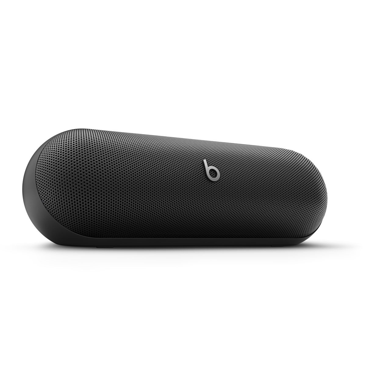 Close-up van de Beats Pill in matzwart