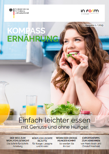 Titelbild der Zeitschrift Kompass Ernährung 01/2019