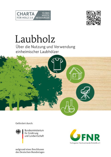 Titelbild der Broschüre 'Unser Laubholz'