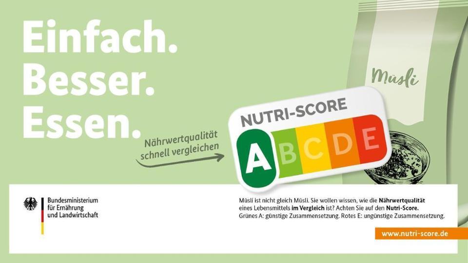 Kampagnenmotiv zum Nutri-Score