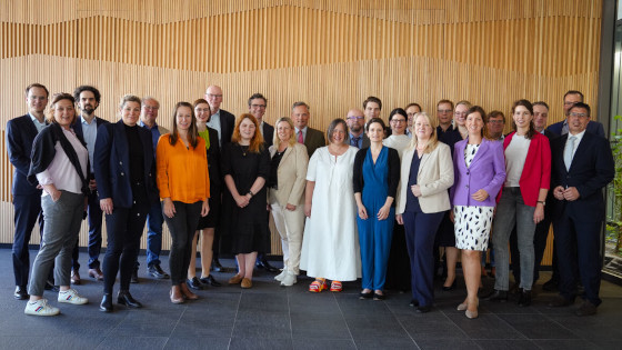 Gruppenfoto des Wirtschaftsausschusses für Außenhandelsfragen