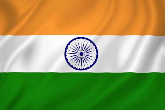 Flagge Indien