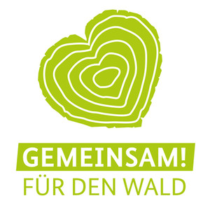 Logo der "Grünes Herz Aktion" der Deutschen Waldtage