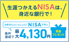 はまぎんといっしょに！NISAプラン（常設プラン）