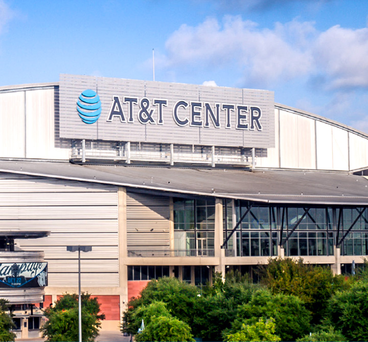 Front of the AT&T Center